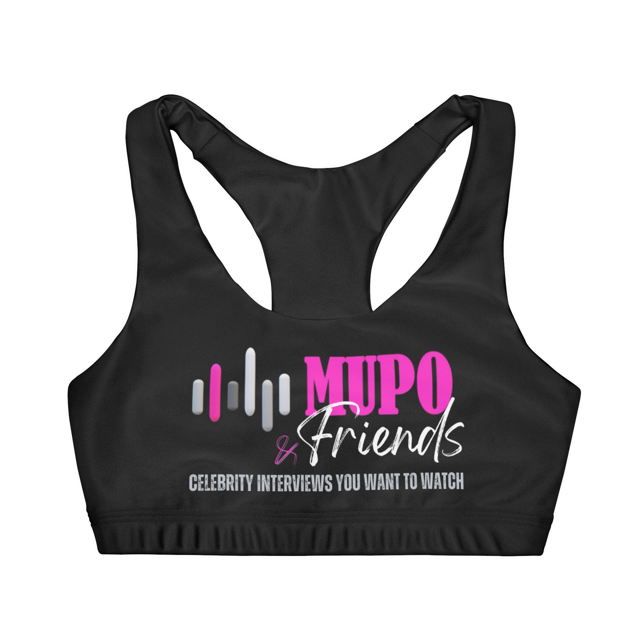 MUPO and Friends Girls' Double Lined Seamless Sports Bra